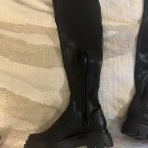 Steve Madden knee high combat boots